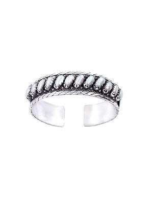 White-pearl Studded Sterling Silver Bracelet