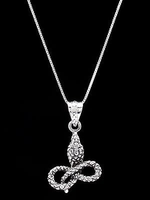 Cobra Figurine Sterling Silver Pendant