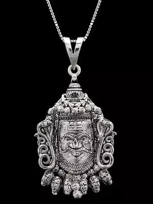 Sterling Silver Mahakal Pendant