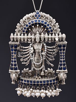 Superfine Sterling Silver Dashavatara Vishnu Pendant
