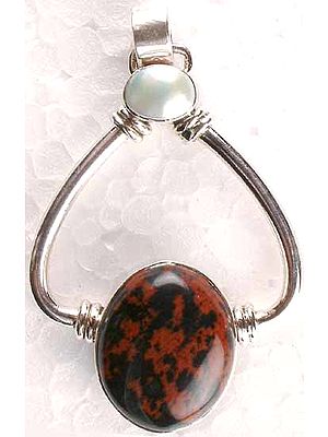 Mahagoni Jasper Pendant