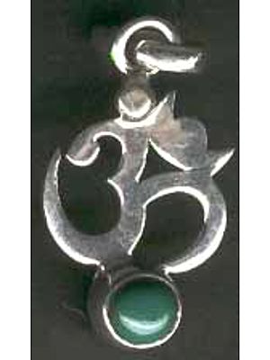 Malachite Om Pendant