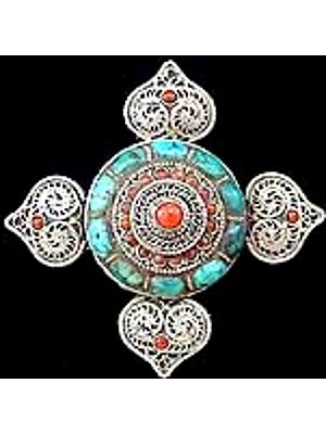 Mandala Box Pendant with Filigree