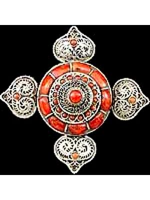 Mandala Double Box Pendant with Filigree