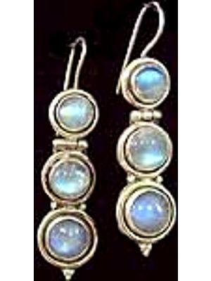 Moonstone Ear-Rings