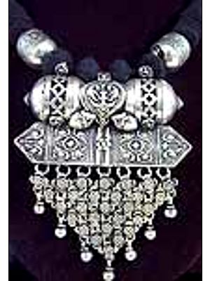 Mughal Necklace with Black Tantric Cord