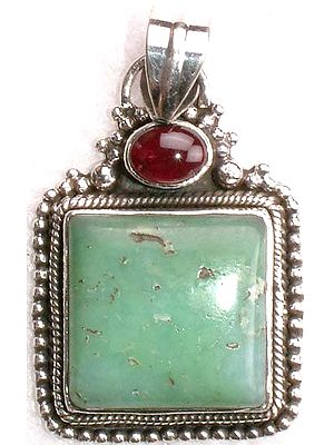 Pendant of Chrysoprase