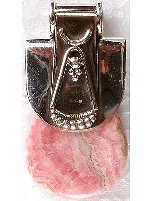 Pendant of Rhodochrosite