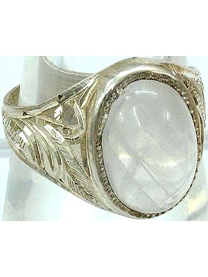 Persian Ring of Moonstone
