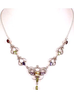 Rainbow Designer Necklace