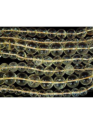 Rounded Citrine Beads