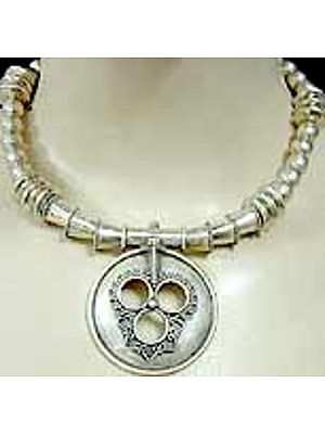 Silver Bead Necklace
