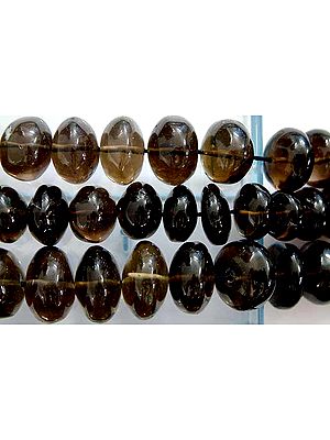 Smoky Quartz Rondells
