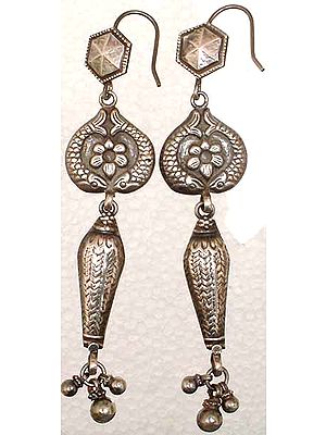 Sterling Antiquated Ear Rings