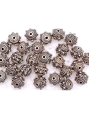 Studded Sterling Beads