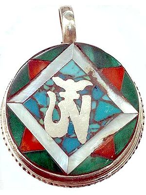Tibetan Om Pendant
