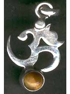 Tiger's Eye Om Pendant