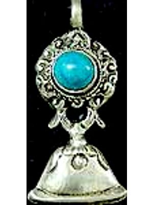 Turquoise Bell Pendant