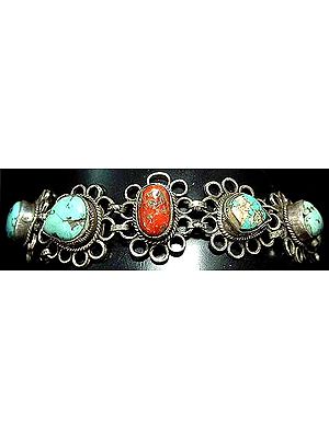 Turquoise Coral Bracelet