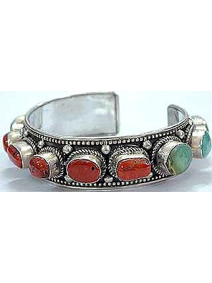 Turquoise Coral Bracelet