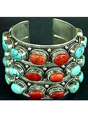 Turquoise Coral Bracelet