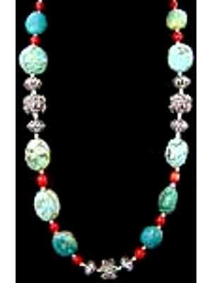 Turquoise Nugget Necklace