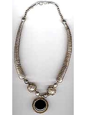 White Metal Necklace