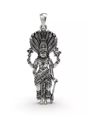 Sterling Silver Lord Venkateshwara Pendant