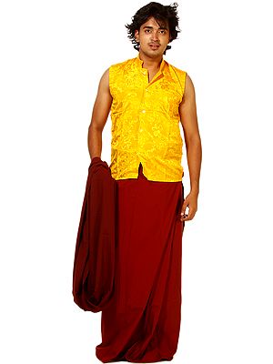 Buddhist Tibetan Lama Costume