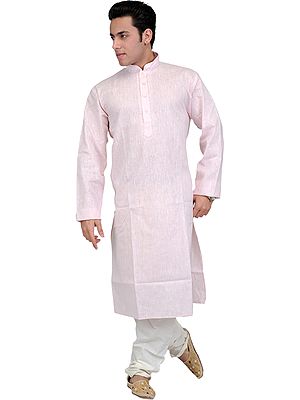 Kurta Pajama with Thread Embroidery on Neck