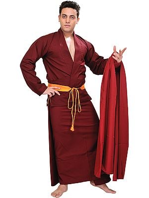 Buddhist Tibetan Lama Costume