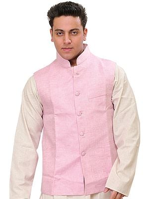 Plain Pure Linen Modi Jacket