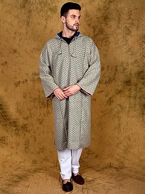 Phiran for Men from Kashmir with Hood