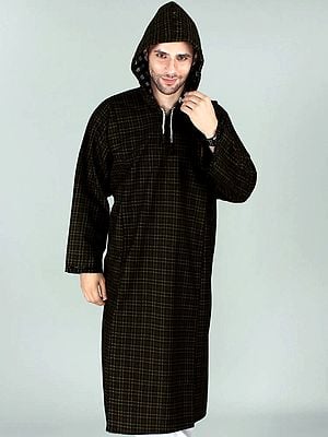 Phiran for Men from Kashmir with Hood