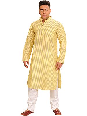 Striped Printed Casual Kurta Pajama Set