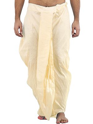 Ready to Wear Plain Silk Dhoti