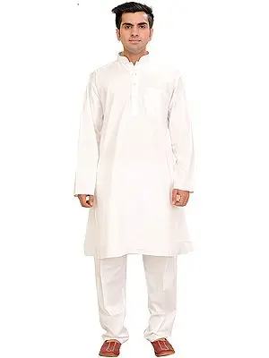 Pure White Kurta Pajama
