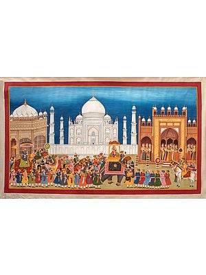 Large Mughal Paintings & Art