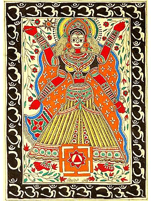 Bhairavi - The Fierce One (The Ten Mahavidya) with Yantra