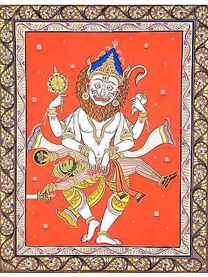 Brilliant Like The Lion Who Has Just Killed an Elephant (Shrimad Bhagavata Purana 7.8.30)