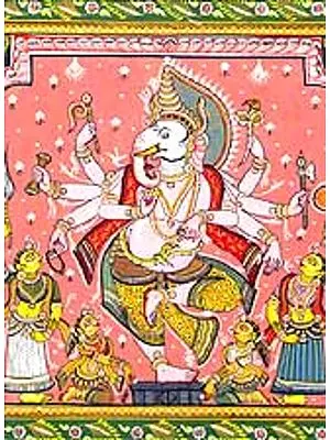 Dancing Ganeshas