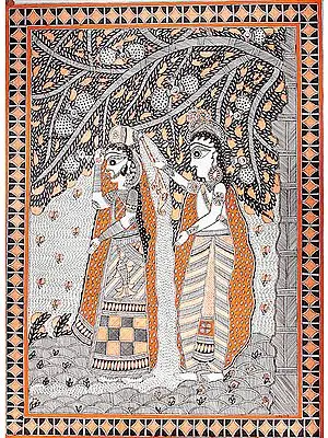 Krishna Breaks Radha’s Milk-pot