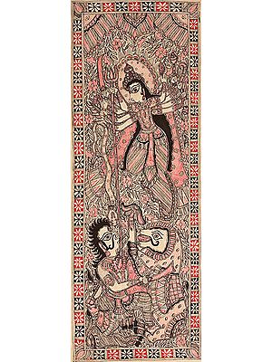 Goddess Durga Killing the Demon Mahishasura
