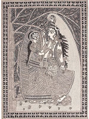 Kalyana-Sundara Shiva and Parvati