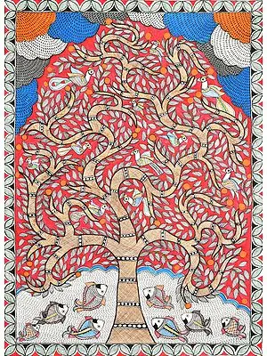 Tree of Life with Fish Pond
