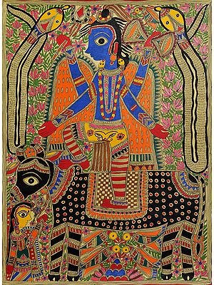 Lord Shiva with Nandi