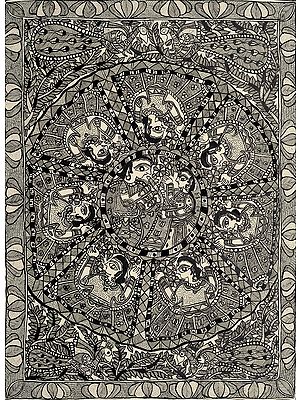 Rasa Lila - The Divine Circular Dance of Krishna with Gopis