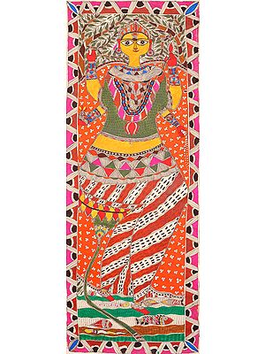 Goddess Lakshmi Emerging From Lotus