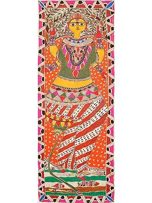 Goddess Lakshmi Emerging From Lotus