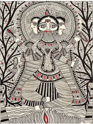 The Omniscient Gaze Of Lord Brahma